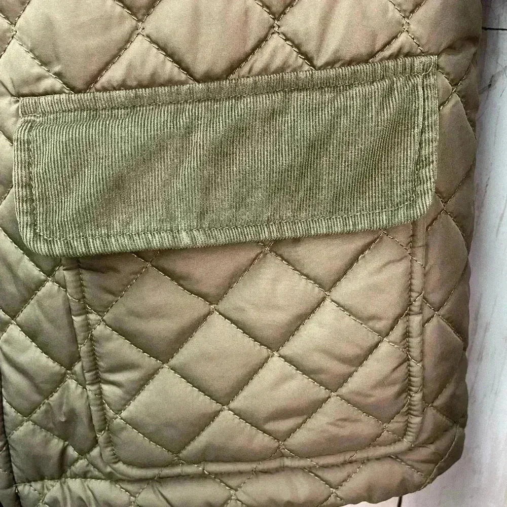 DKNY Olive Green Light Jacket Size Small Spring/Fall/Winter Lightweight - Picture 3 of 15